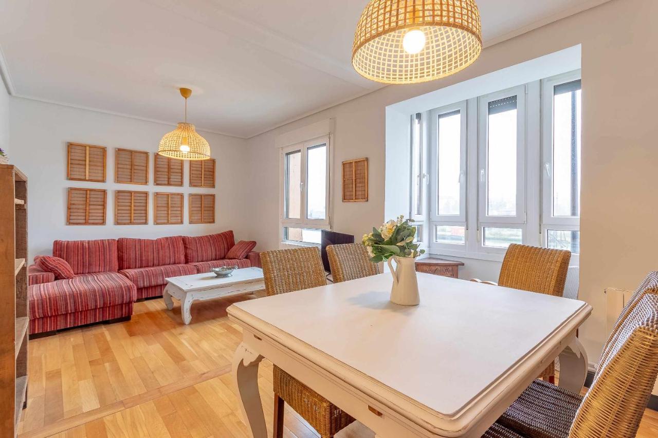 Apartamento Kuia Con Vistas Frontales A La Ria De Bilbao Cerca Del Metro Erandio ภายนอก รูปภาพ