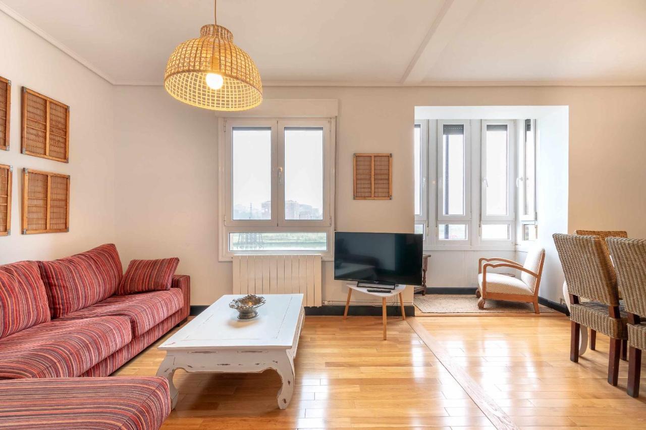 Apartamento Kuia Con Vistas Frontales A La Ria De Bilbao Cerca Del Metro Erandio ภายนอก รูปภาพ