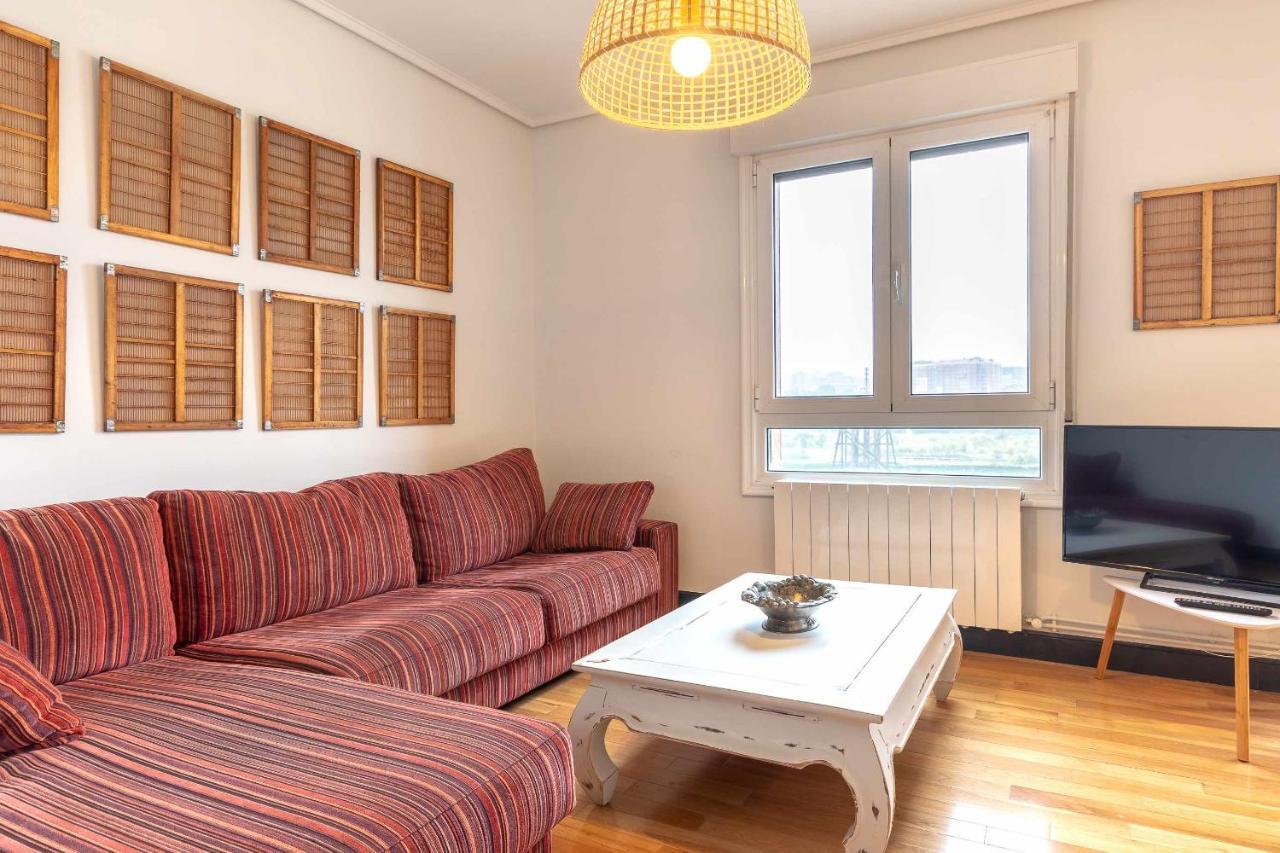 Apartamento Kuia Con Vistas Frontales A La Ria De Bilbao Cerca Del Metro Erandio ภายนอก รูปภาพ